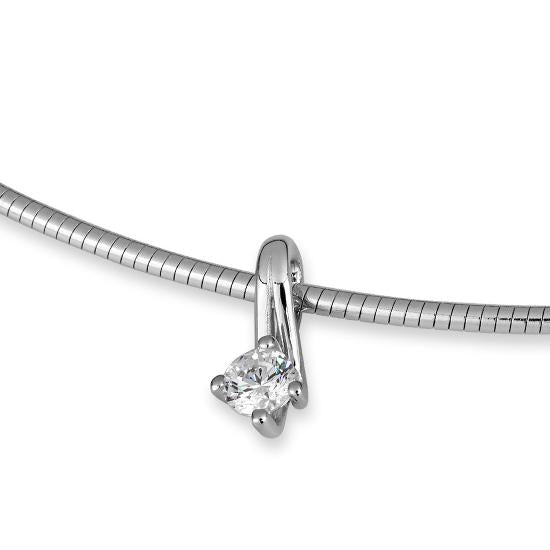 Breuning Anhaenger Breuning Solitaire Anhaenger Zirkonia Silber in der Hochzeitsschmiede Aachen kaufen