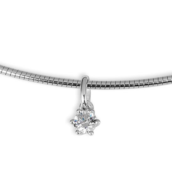 Breuning Anhaenger Breuning Solitaire Anhaenger Zirkonia Silber in der Hochzeitsschmiede Aachen kaufen