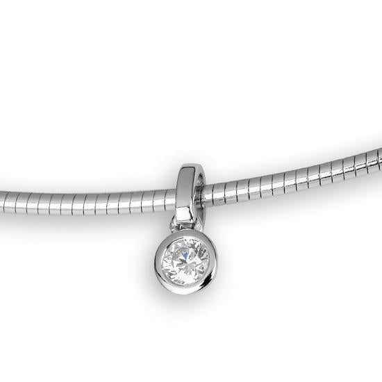 Breuning Anhaenger Breuning Solitaire Anhaenger Zirkonia Silber in der Hochzeitsschmiede Aachen kaufen