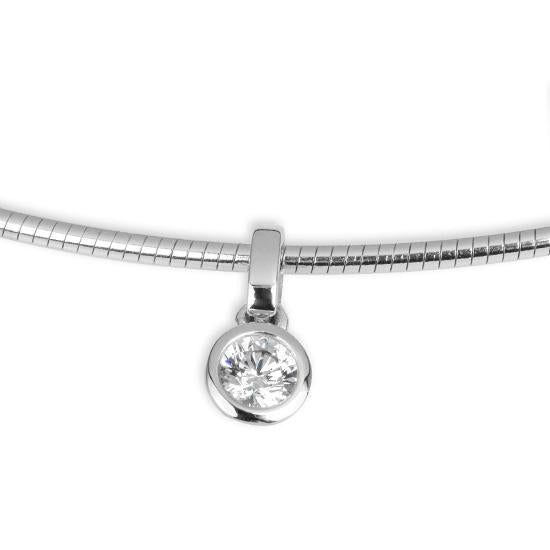 Breuning Anhaenger Breuning Solitaire Anhaenger Zirkonia Silber in der Hochzeitsschmiede Aachen kaufen