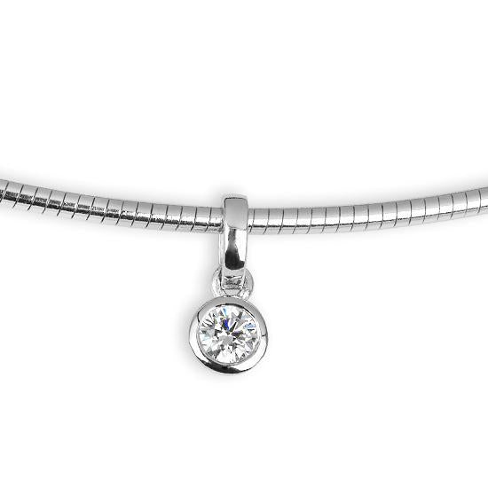 Breuning Anhaenger Breuning Solitaire Anhaenger Zirkonia Silber in der Hochzeitsschmiede Aachen kaufen