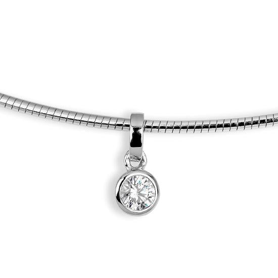 Breuning Anhaenger Breuning Solitaire Anhaenger Zirkonia Silber in der Hochzeitsschmiede Aachen kaufen