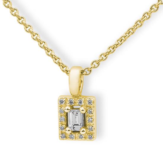 Breuning Anhaenger Breuning Solitaire Anhaenger Gelb-Gold in der Hochzeitsschmiede Aachen kaufen