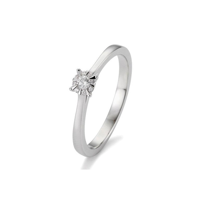 Verlobungsring Hero mit Brillanten in Gold oder Platin