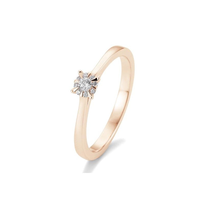 Verlobungsring Hero mit Brillanten in Gold oder Platin