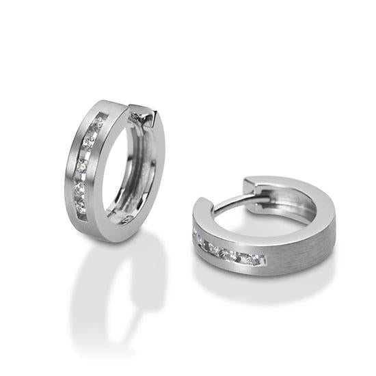 Breuning Ohrschmuck Breuning Solitaire Ohrschmuck Zirkonia Silber in der Hochzeitsschmiede Aachen kaufen