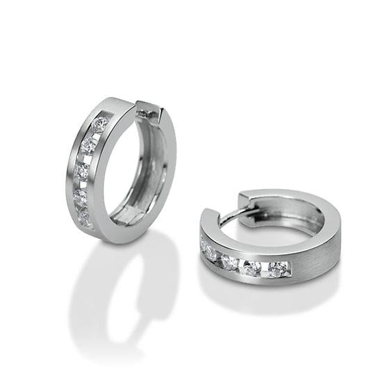 Breuning Ohrschmuck Breuning Solitaire Ohrschmuck Zirkonia Silber in der Hochzeitsschmiede Aachen kaufen