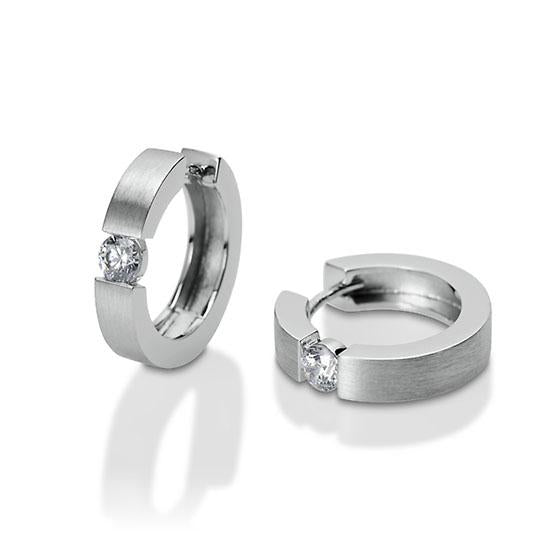 Breuning Ohrschmuck Breuning Solitaire Ohrschmuck Zirkonia Silber in der Hochzeitsschmiede Aachen kaufen