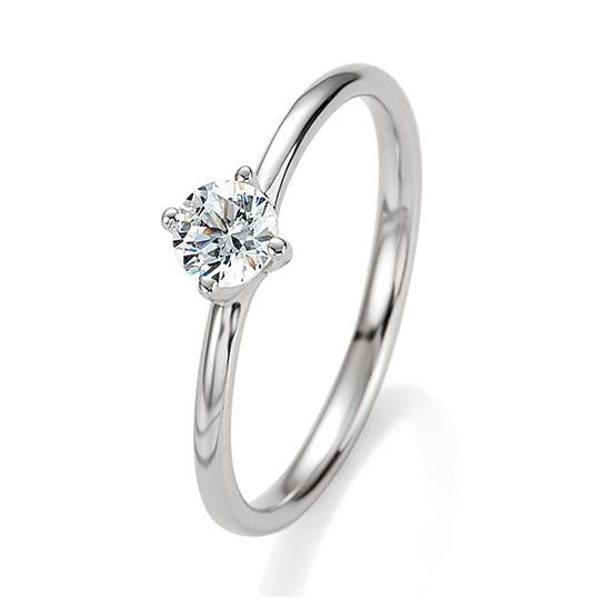 Breuning Solitaire Ring Breuning Solitaire Ring Zirkonia Silber in der Hochzeitsschmiede Aachen kaufen