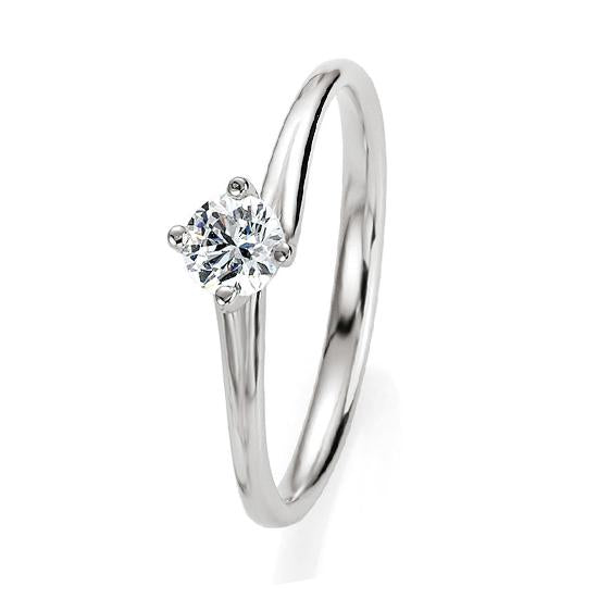 Breuning Solitaire Ring Breuning Solitaire Ring Zirkonia Silber in der Hochzeitsschmiede Aachen kaufen
