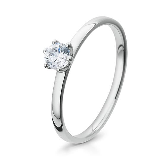 Breuning Solitaire Ring Breuning Solitaire Ring Zirkonia Silber in der Hochzeitsschmiede Aachen kaufen