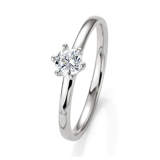 Breuning Solitaire Ring Breuning Solitaire Ring Zirkonia Silber in der Hochzeitsschmiede Aachen kaufen