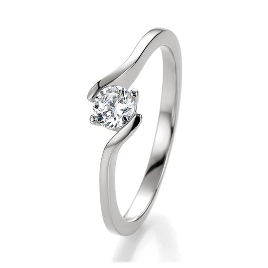 Breuning Solitaire Ring Breuning Solitaire Ring Zirkonia Silber in der Hochzeitsschmiede Aachen kaufen
