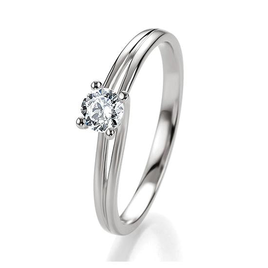Breuning Solitaire Ring Breuning Solitaire Ring Zirkonia Silber in der Hochzeitsschmiede Aachen kaufen