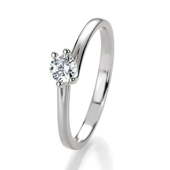 Breuning Solitaire Ring Breuning Solitaire Ring Zirkonia Silber in der Hochzeitsschmiede Aachen kaufen