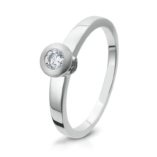 Breuning Solitaire Ring Breuning Solitaire Ring Zirkonia Silber in der Hochzeitsschmiede Aachen kaufen
