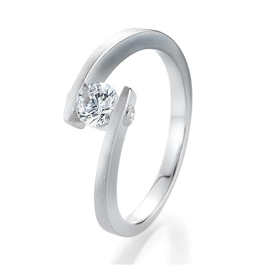 Breuning Solitaire Ring Breuning Solitaire Ring Zirkonia Silber in der Hochzeitsschmiede Aachen kaufen