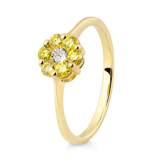 Breuning Solitaire Ring Breuning Solitaire Ring Gelb-Gold in der Hochzeitsschmiede Aachen kaufen