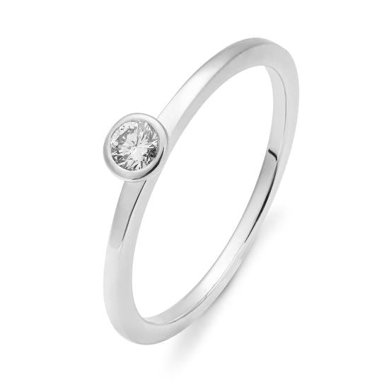 Breuning Solitaire Ring Breuning Solitaire Ring Weiss-Gold in der Hochzeitsschmiede Aachen kaufen