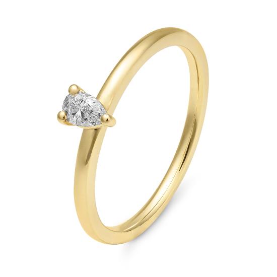 Breuning Solitaire Ring Breuning Solitaire Ring Gelb-Gold in der Hochzeitsschmiede Aachen kaufen