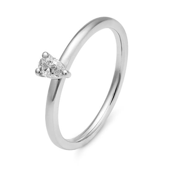 Breuning Solitaire Ring Breuning Solitaire Ring Weiss-Gold in der Hochzeitsschmiede Aachen kaufen