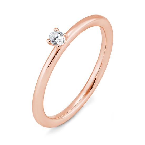 Breuning Verlobungsring Breuning Solitaire Oval Rot-Gold in der Hochzeitsschmiede Aachen kaufen