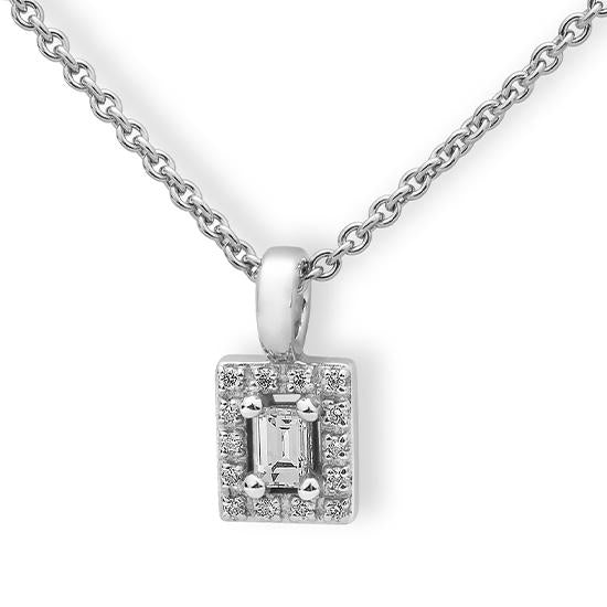 Breuning Anhaenger Breuning Solitaire Anhaenger Weiss-Gold in der Hochzeitsschmiede Aachen kaufen