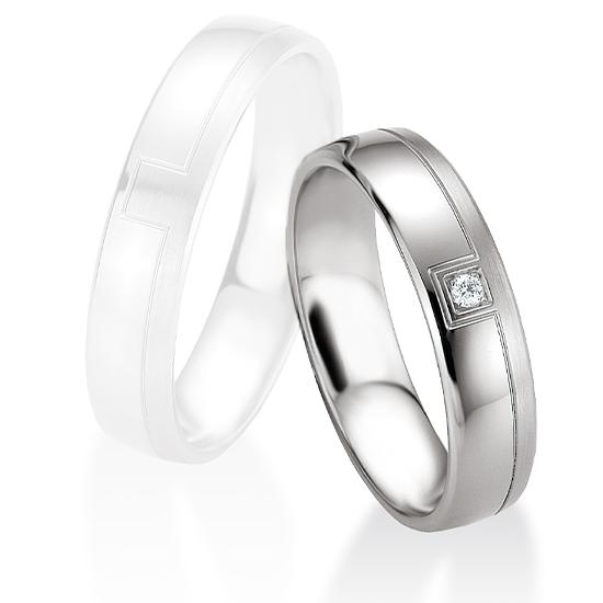Breuning Partnerringe Breuning Partnerringe Damenring Silber in der Hochzeitsschmiede Aachen kaufen