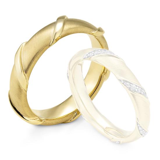 Breuning Partnerringe Breuning Partnerringe Silber (vergoldet) in der Hochzeitsschmiede Aachen kaufen