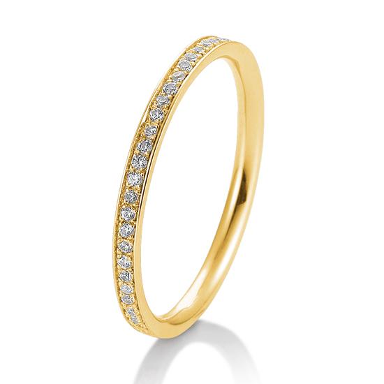 Breuning Memoire Ring Breuning Solitaire Memoire Ring Gelb-Gold in der Hochzeitsschmiede Aachen kaufen