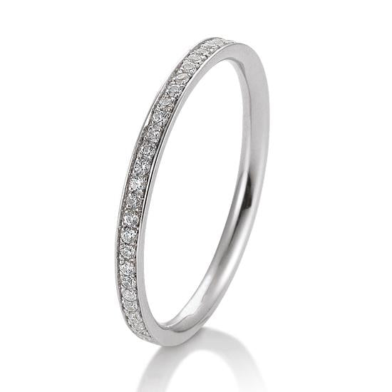 Breuning Memoire Ring Breuning Solitaire Memoire Ring Weiss-Gold in der Hochzeitsschmiede Aachen kaufen