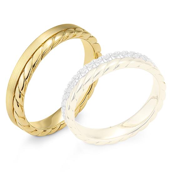 Breuning Partnerringe Breuning Partnerringe Silber (vergoldet) in der Hochzeitsschmiede Aachen kaufen