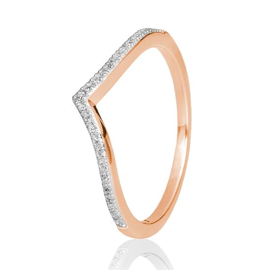 Breuning Memoire Ring Breuning Solitaire Memoire Ring V Rot-Gold in der Hochzeitsschmiede Aachen kaufen