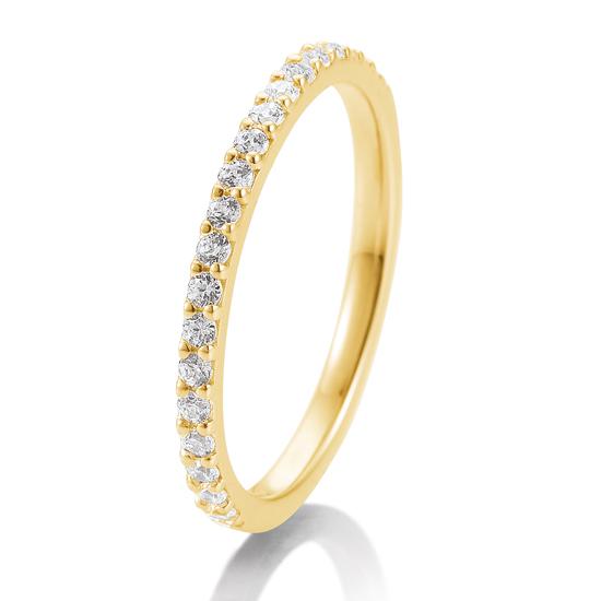 Breuning Memoire Ring Breuning Solitaire Memoire Ring Gelb-Gold in der Hochzeitsschmiede Aachen kaufen