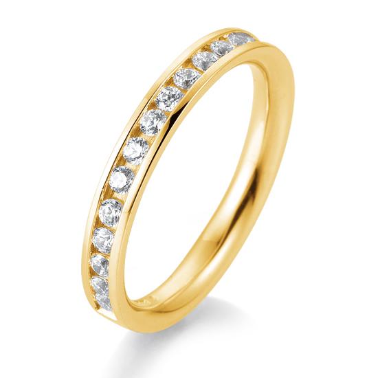 Breuning Memoire Ring Breuning Solitaire Memoire Ring Gelb-Gold in der Hochzeitsschmiede Aachen kaufen