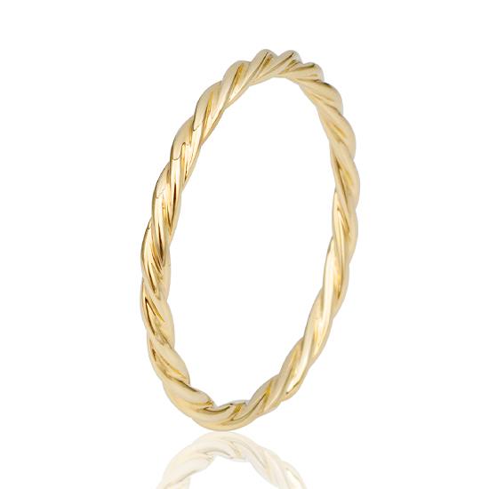 Breuning Memoire Ring Breuning Solitaire Memoire Ring Kordel Gelb-Gold in der Hochzeitsschmiede Aachen kaufen
