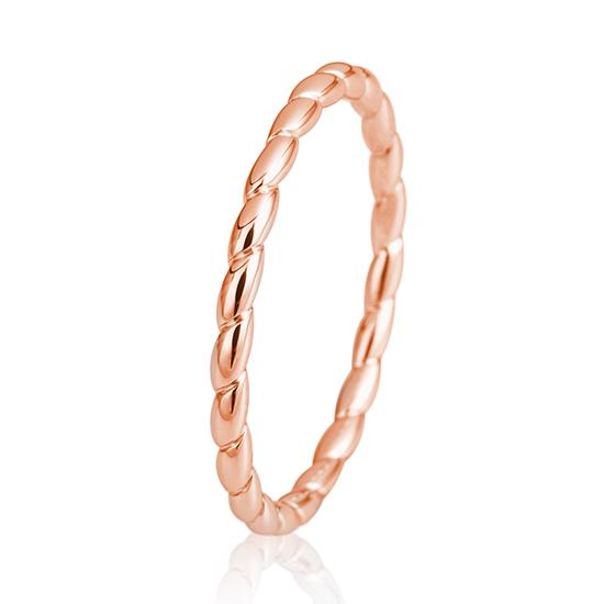 Breuning Solitaire Ring Breuning Solitaire Twisted Ring Rot-Gold in der Hochzeitsschmiede Aachen kaufen