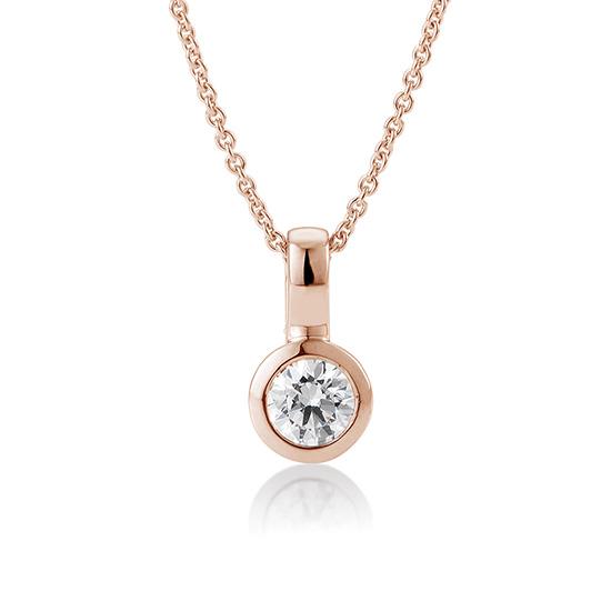 Breuning Anhaenger Breuning Solitaire Anhaenger Zarge Rot-Gold in der Hochzeitsschmiede Aachen kaufen