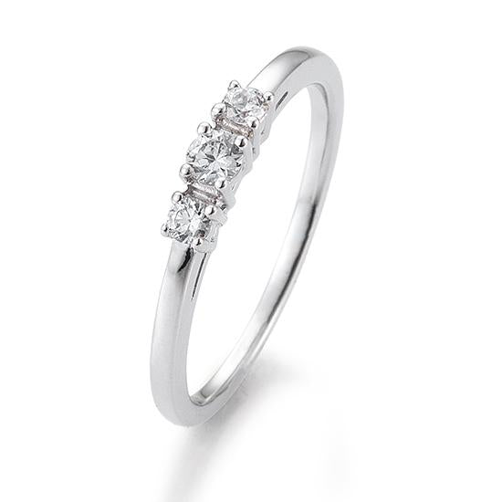Breuning Verlobungsring Breuning Solitaire 3 Brillanten Weiss-Gold in der Hochzeitsschmiede Aachen kaufen