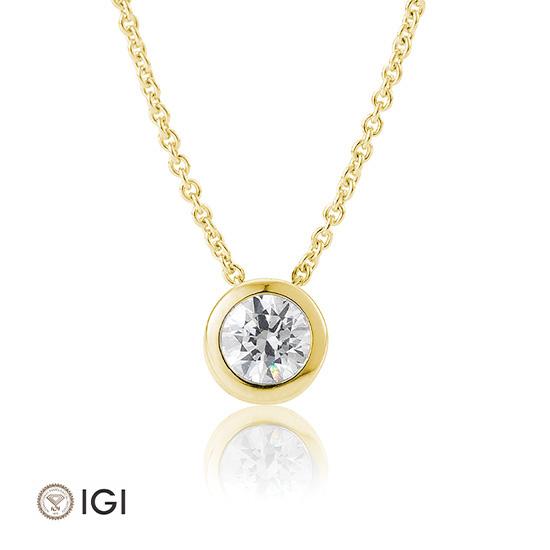 Breuning Anhaenger Breuning Solitaire Anhaenger Laeufer Gelb-Gold in der Hochzeitsschmiede Aachen kaufen
