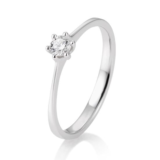 Breuning Verlobungsring Breuning Solitaire 6er Krappe Platin in der Hochzeitsschmiede Aachen kaufen