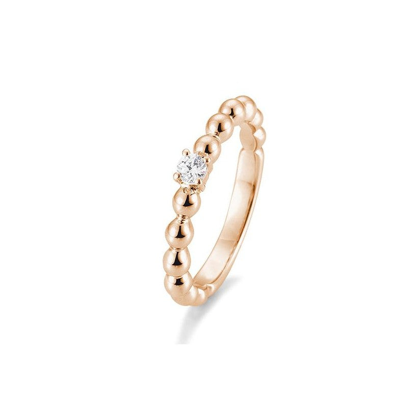 Verlobungsring Kugel mit Brillant in Gold oder Platin