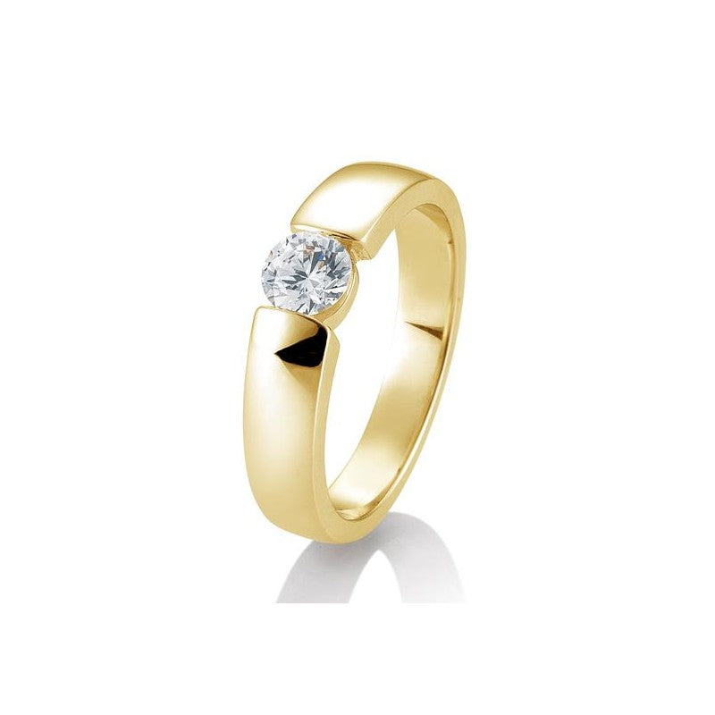Spann Ring mit Brillant