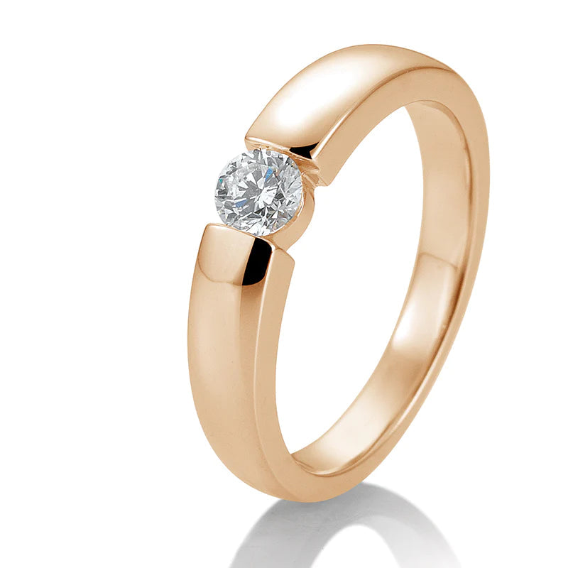 Spann Ring mit Brillant
