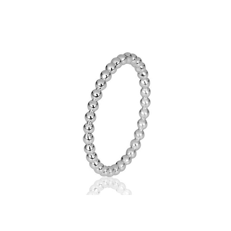 Vorsteckring Kugelring in Gold oder Platin