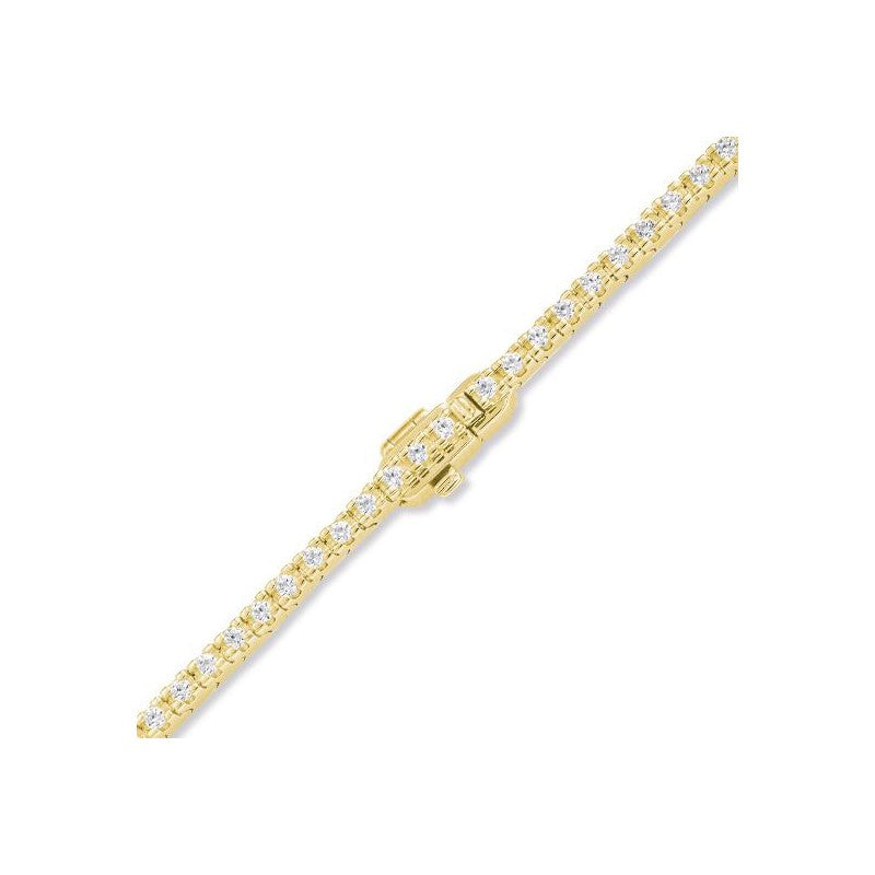 Tennisarmband mit Brillanten 1,20ct H/si in Weißgold, Gelbgold oder Rotgold