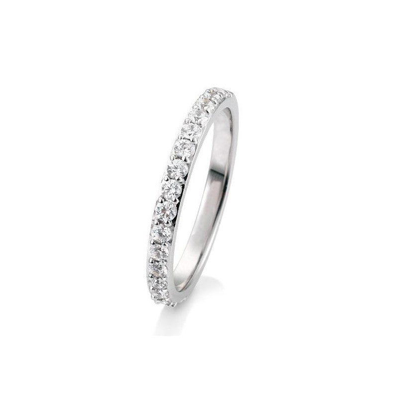 Memoire Ring mit Brillanten in Krappen gefasst Gold oder Platin