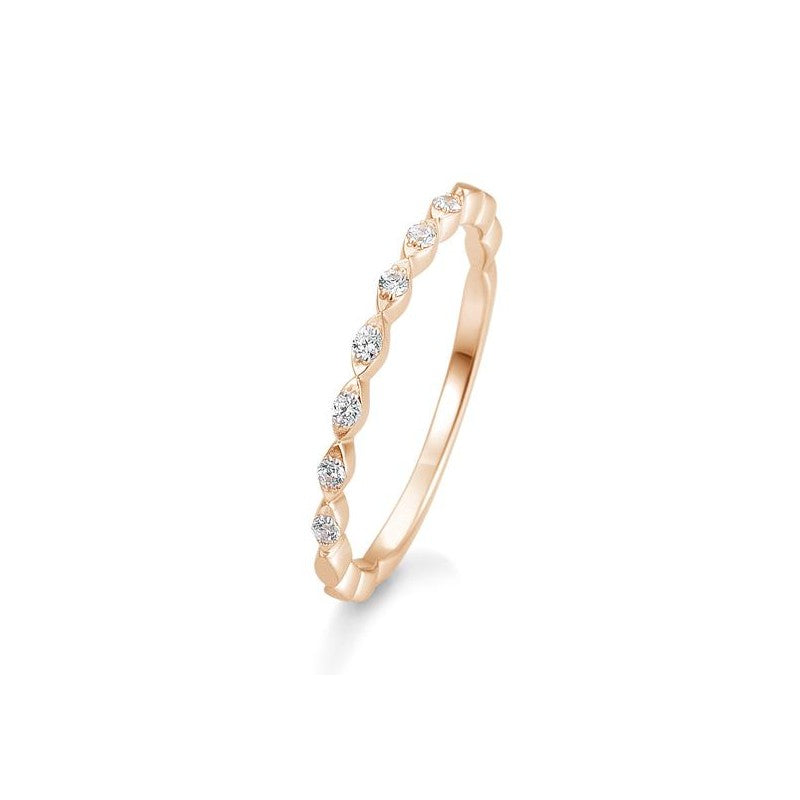 Memoire Ring Fantacy Vorsteckring in Gold mit Brillanten