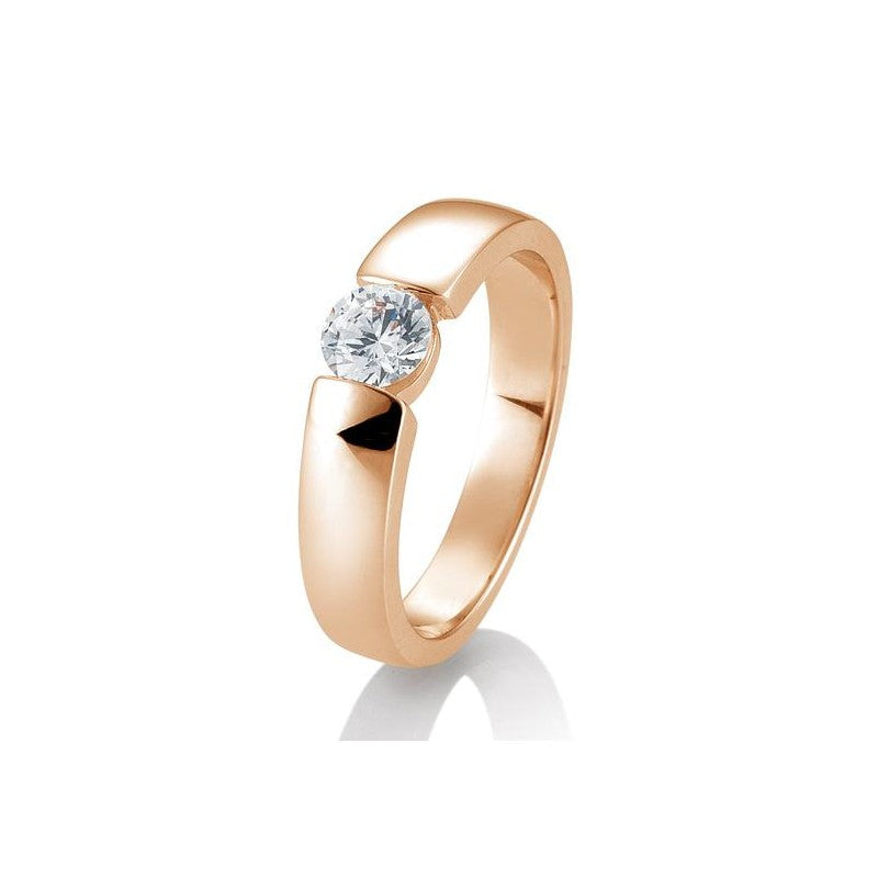 Spann Ring mit Brillant