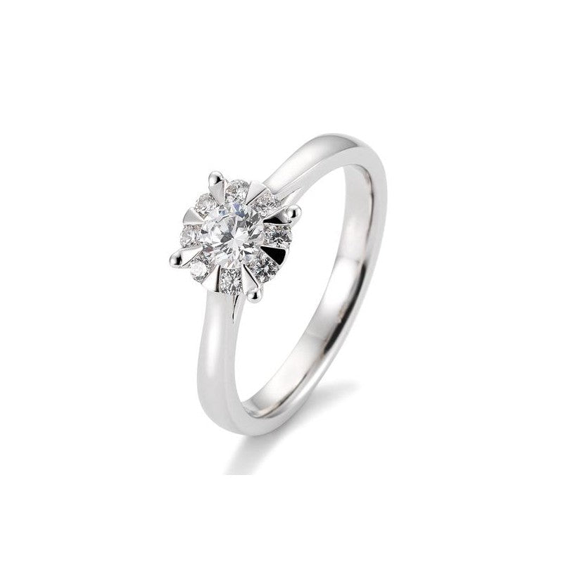 Verlobungsring Hero mit Brillanten in Gold oder Platin